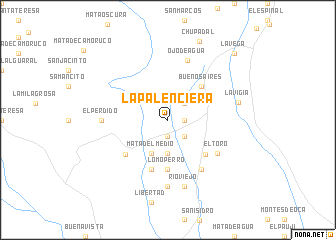 map of La Palenciera