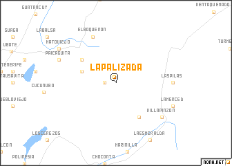 map of La Palizada