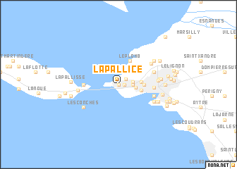 map of La Pallice