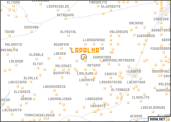 map of La Palma