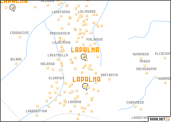 map of La Palma