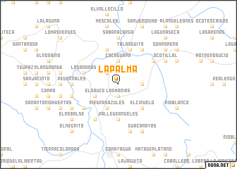 map of La Palma