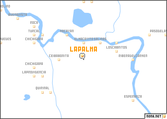 map of La Palma