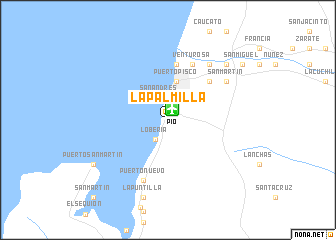 map of La Palmilla