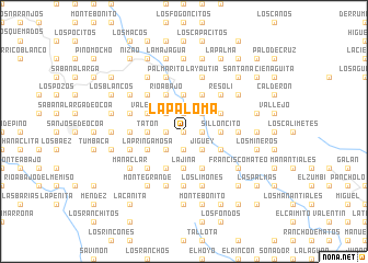 map of La Paloma