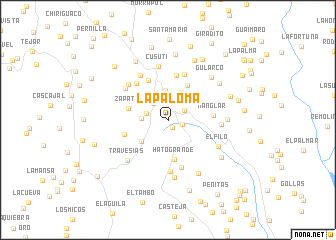 map of La Paloma
