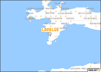 map of La Palue