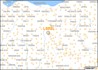 map of Lapal