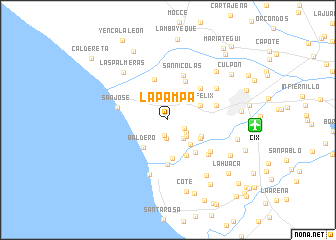 map of La Pampa