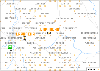 map of La Pancha