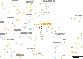 map of La Panchera