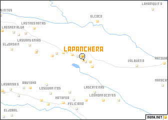 map of La Panchera