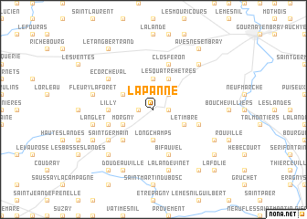 map of La Panne