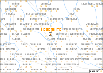 map of La Paquita