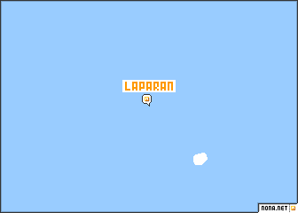 map of Laparan