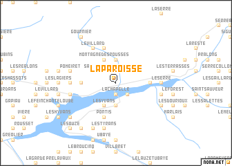 map of La Paroisse