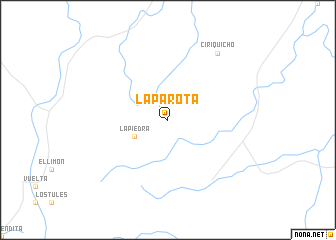 map of La Parota