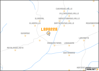 map of La Parra