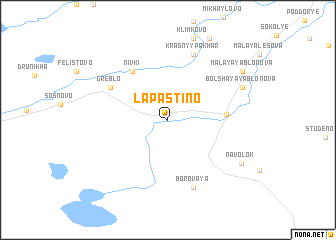 map of Lapastino