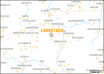 map of La Pastora