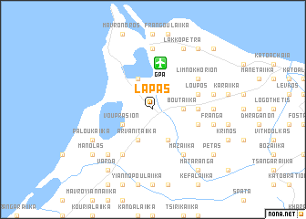 map of Lápas