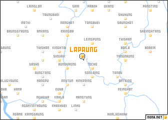 map of La Paung