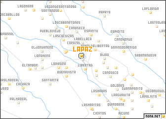 map of La Paz