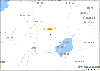 map of La Paz