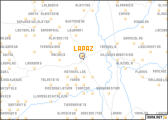 map of La Paz