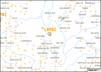 map of La Paz