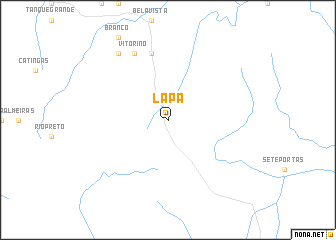 map of Lapa