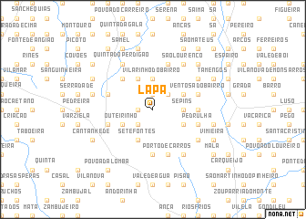 map of Lapa