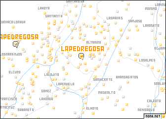 map of La Pedregosa