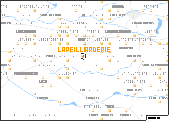 map of La Peillarderie