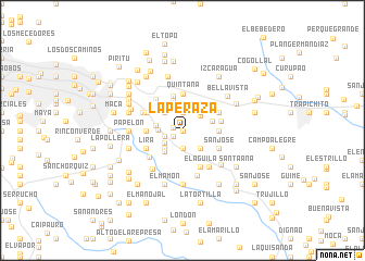 map of La Peraza