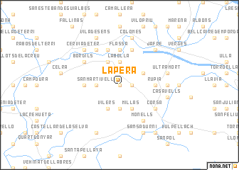 map of La Pera