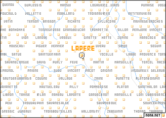 map of La Père