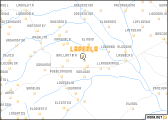 map of La Perla