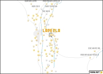 map of La Perla