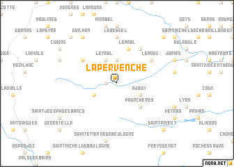 map of La Pervenche