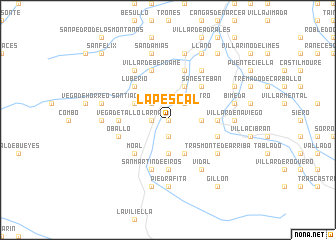 map of La Pescal