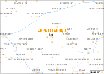 map of La Petite-Raon