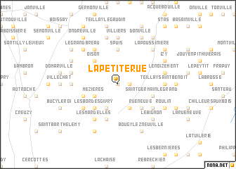 map of La Petite Rue