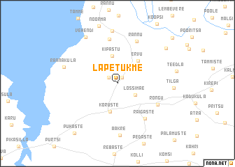 map of Lapetukme