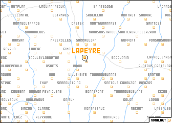 map of Lapeyre