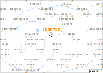 map of Lapeyre