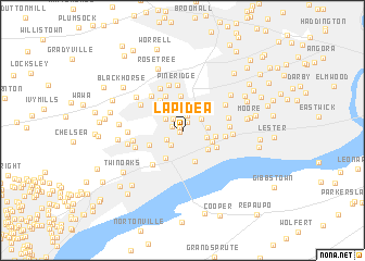 map of Lapidea