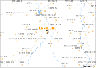 map of La Piedad