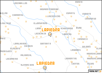 map of La Piedra