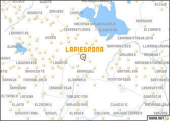 map of La Piedrona